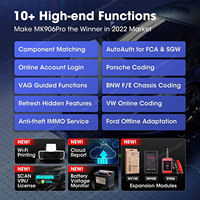 Autel MaxiCOM MK906 PRO Vehículo OBD 2 Herramienta de diagnóstico con Bluetooth VCI Sistema completo profesional Escáner de coche Herramientas