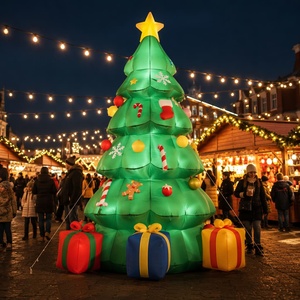 Large <b>Inflatable</b> Tree Decoration Waterproof Oxford Cloth Artificial Plant <b>Inflatable</b> for Jungle Theme Party - Product Image 5