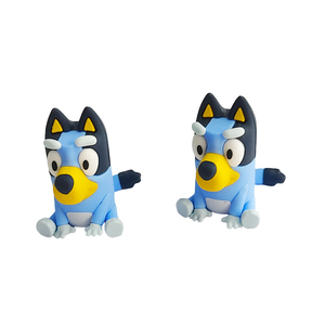 OEM ODM Custom 3D PVC Cartoon Animal <b>Figurine</b> Cute Sitting <b>Dog</b> Eco-Friendly Reusable Durable Custom Logo Promotional Gifts Soft - Product Image 2