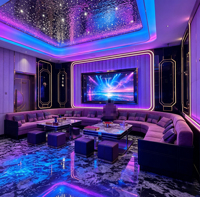 Mobilier commercial sur mesure : Ensemble de sièges en forme de U pour KTV, pub, boîte de nuit, club, salon de cigares et bar