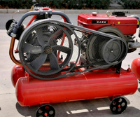 Compresseur d'air industriel portable diesel PLC à trois pistons, refroidi par eau, de bonne qualité chinoise, 3,5 m/min, modèle W2.85/5