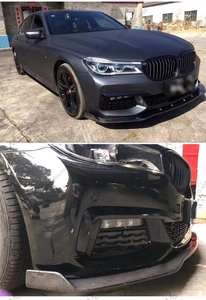 Nuovo Paraurti Anteriore in Fibra di Carbonio Stile <span class=keywords><strong>Harman</strong></span> G11 G12 con Scarico per Serie 7 2016-2018 - Tessitura Twill 3K, Montaggio Universale - Product Image 2