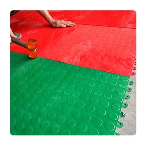 500*500mm PVC Modular Interlocking Tiles Plastic Vinyl Flooring <b>Roll</b> for Home Bedroom Workshop Office Hotel School Use - Product Image 2