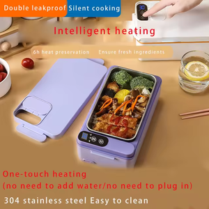 <span class=keywords><strong>Precio</strong></span> de fábrica, nuevo calentador de fiambrera 2025, contenedor de alimentos eléctrico de calefacción seca para trabajadores de oficina - Product Image 3