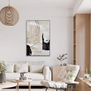 Moderna fabbrica di grandi dimensioni astratta di <span class=keywords><strong>arte</strong></span> <span class=keywords><strong>della</strong></span> parete decorazione per soggiorno con motivo vegetale pittura appesa alla parete - Product Image 2