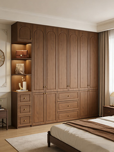 Armario Personalizado Moderno con Almacenamiento Integrado, Armario Ahorrador de Espacio <span class=keywords><strong>para</strong></span> Dormitorio, <span class=keywords><strong>para</strong></span> Apartamento o Villa - Product Image 6