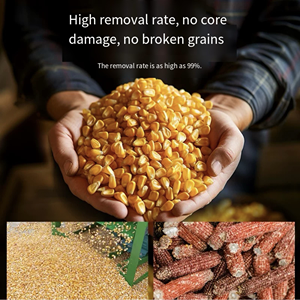 Sgranatore di Mais con Funzione di Sbucciatura, Macchina Monofase con Motore a Benzina, Mietitrebbia per Mais Senza Pelatura - Product Image 2