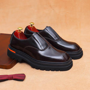 Nouvelles Bottes Classiques de Designer pour Hommes en Cuir Véritable Automne-Hiver 2025 – Confortables, Imperméables, Antidérapantes, à Enfiler, pour le Travail - Product Image 4