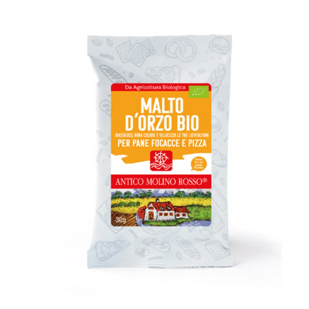 パンピザ30 Gバイオイタリアの健康食品のための最高品質の100% イタリア製有機大麦麦芽小麦粉