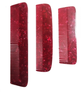 Biểu Tượng Tùy Chỉnh Răng Rộng Lucite Axit Acetate Nhựa Rùa Lược/Handmade Acrylic Rùa <span class=keywords><strong>Shell</strong></span> Cellulose Acetate Tóc Lược - Product Image 4