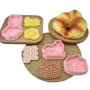 Moule à biscuits 3D en forme de dessin animé pour <span class=keywords><strong>petit</strong></span>-déjeuner, outil de cuisson pour pâte à modeler et biscuits imprimés DIY - Product Image 4