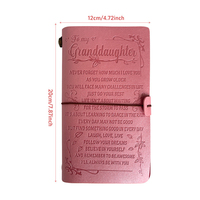 Carnet de voyage en cuir PU gaufré personnalisé LIUSHUN, couverture gravée sur mesure, journal fait main, idéal pour la remise des diplômes
