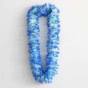 Collier hawaïen à fleurs pour femmes, guirlande de danse Hula, avec boucle de cou - Product Image 3