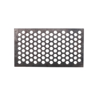 Tamis vibrant linéaire industriel personnalisable en acier inoxydable avec maille perforée en nid d'abeille et ouverture réglable pour le traitement des minerais