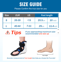 Bottes de soutien ajustables pour le tendon d'Achille, respirantes, pour la rééducation et la protection du pied en cas de blessure