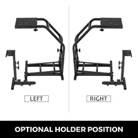 Support de volant de course VEVOR, support de simulateur réglable et pliable pour cockpit de jeu G29 G27 G25, simulateur de pédales non inclus