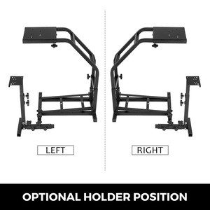 Soporte <span class=keywords><strong>para</strong></span> <span class=keywords><strong>Volante</strong></span> de Carreras VEVOR, Soporte Ajustable <span class=keywords><strong>y</strong></span> Plegable <span class=keywords><strong>para</strong></span> Simulador de Carreras G29 G27 G25, <span class=keywords><strong>Pedales</strong></span> de Simulador NO Incluidos - Product Image 4