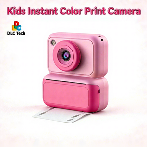 Appareil photo instantané <span class=keywords><strong>Polaroid</strong></span> pour enfants, haute définition, sans encre, impression couleur, 48MP, double objectif, vlog pour le jeu créatif - Product Image 3