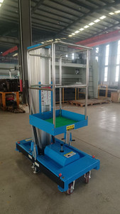 Heavy Duty <strong>4</strong> -10m Telescopic Mast Lift with CE Certification for Industrial Applications - Product Image 4