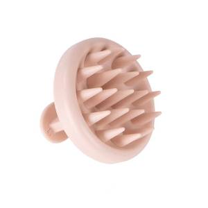 Yeni silikon şampuan tarak ve masaj fırçası çocuk derisi temizleme için taşınabilir plastik saplı toptan - Product Image 1