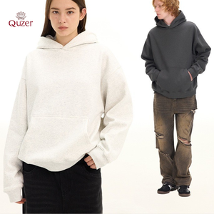 Felpa con Cappuccio Oversize Personalizzabile di Alta Qualità, 500g Cotone Pesante, Senza Cordoncini, Streetwear da <span class=keywords><strong>Uomo</strong></span> con Logo Personalizzato - Product Image 1