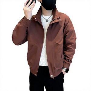 Chaqueta Bomber con Cierre de Cremallera ANSZKTN para Hombre, Primavera-Otoño, Moda Casual, Bordada, Forro Doble, Estilo Urbano con Corazón - Product Image 3