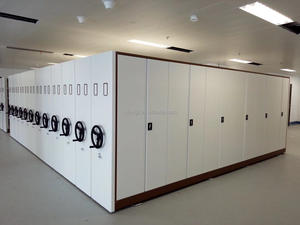 Moderna CKD in acciaio <span class=keywords><strong>Mobile</strong></span> scaffalature di archiviazione compattatore di massa pieghevole per la scuola palestra ospedale uso ufficio governativo - Product Image 1