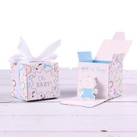Petites boîtes à dragées de mariage pliantes dorées en verre, forme marocaine, 50 pièces, pour dragées au chocolat, boîtes à bonbons, boîtes à dragées de mariage