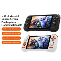 Konsol Game Genggam K59 Layar IPS HD 5,5 inci Gameplay Lancar Pemutar Game Android14 Konsol Genggam 128G Hadiah untuk Anak Laki-laki