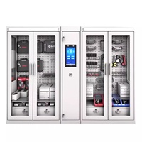 Armoire à outils intelligente pré-assemblée avec gestion RFID, pesage, reconnaissance d'empreintes digitales et faciale, résistante à la rouille, capacité de plus de 70 kg pour usine