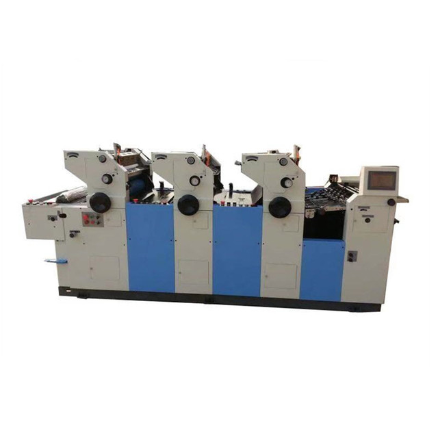 Two Color Two Station Automatic Multicolor Flatbed Paper Offset Printing Machine