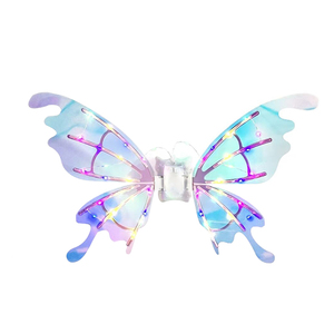 Ailes de <span class=keywords><strong>papillon</strong></span> de Noël, jouet volant, cadeau, ailes de fée mobiles, jouets d'Halloween, ailes de <span class=keywords><strong>papillon</strong></span> électriques à LED pour filles - Product Image 2