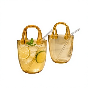 Vasos de Cóctel Transparentes de Borosilicato Hechos a Mano de 500 ml, Vasos de Martini y Margarita Sin Plomo, Cristalería Reutilizable al por Mayor - Product Image 2
