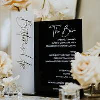 Support de numéros de table de mariage en acrylique à arc transparent avec carte de place en plexiglas à dessus arqué vierge et porte-numéros de table