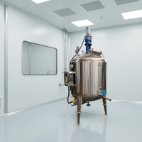 Cuve de mélange industrielle avec agitateur, mélangeur cosmétique, machine à fabriquer des lotions corporelles, machine à mélanger le shampoing