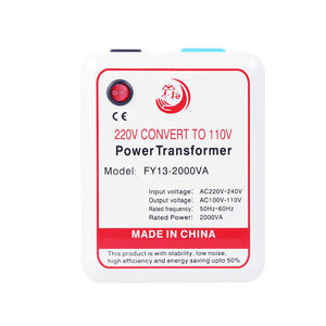 家庭用電化製品 220Vから<span class=keywords><strong>110V</strong></span>へ変換 降圧電力 2000W 変圧器 - Product Image 2