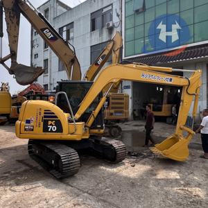 Originele Gebruikte Komatsu Pc70 Rupsgraafmachine Tweedehands 7ton Mini Komatsu Graafmachine - Product Image 3