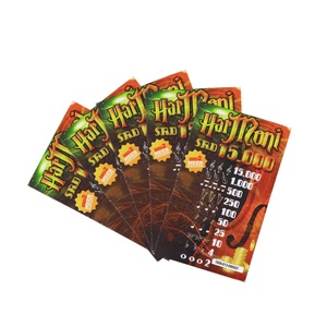 Tarjetas de Lotería de Diseño en Línea con 6 Ventanas, Impresión a Todo Color HD, Tarjetas de Regalo, Boletos de Juego con Ventana Desgarrable - Product Image 6