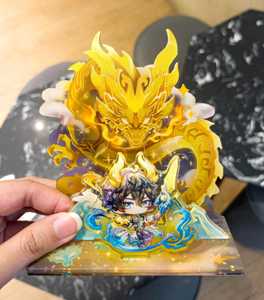 OEM ODM Figura de Acrílico de Personaje Dan Heng Permanente del Mundo, Standee de Acrílico de 3 Capas, Honkai Star Rail, Hecho por Fans, HSR, Acrílico con Purpurina Dorada - Product Image 3