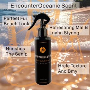 Produits de coiffage pour hommes pour salon de barbier, spray coiffant au sel marin à tenue forte pour cheveux naturels secs, marque privée - Product Image 4