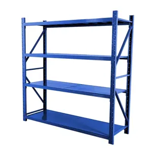 100-500KG Boltless Metal Shelving Racking Industrial Warehouse Storage Rack Shelf Heavy Duty In Black/White/Blue