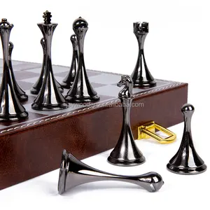 Деревянные складные шахматы для путешествий, шахматные фигуры, настольные игры для взрослых