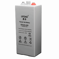 Batería de ácido de plomo de ciclo profundo de gel tubular OEM OPzV 2V420AH Electrónica de consumo Telecom UPS Iluminación Control de interruptor de viento solar