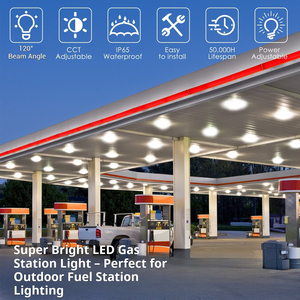 Au cổ trắng dẫn trạm xăng tán Đèn 100W 120W 150W thiết kế mới nhất giá cả cạnh tranh dẫn tán đèn - Product Image 3