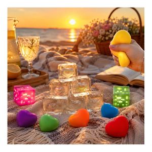Pelota Sensorial Antiestrés de Corazón con Purpurina que Brilla en la Oscuridad, Juguete Sensorial Blandito para Adultos y Niños, Regalo, Vendedor para el Mercado de Exportación - Product Image 4