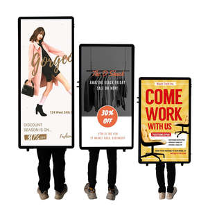 Mochila Publicitaria Portátil, Impermeable, de Aluminio, con LED y LCD, para Marketing en Exteriores, Publicidad Ambulante - Product Image 1