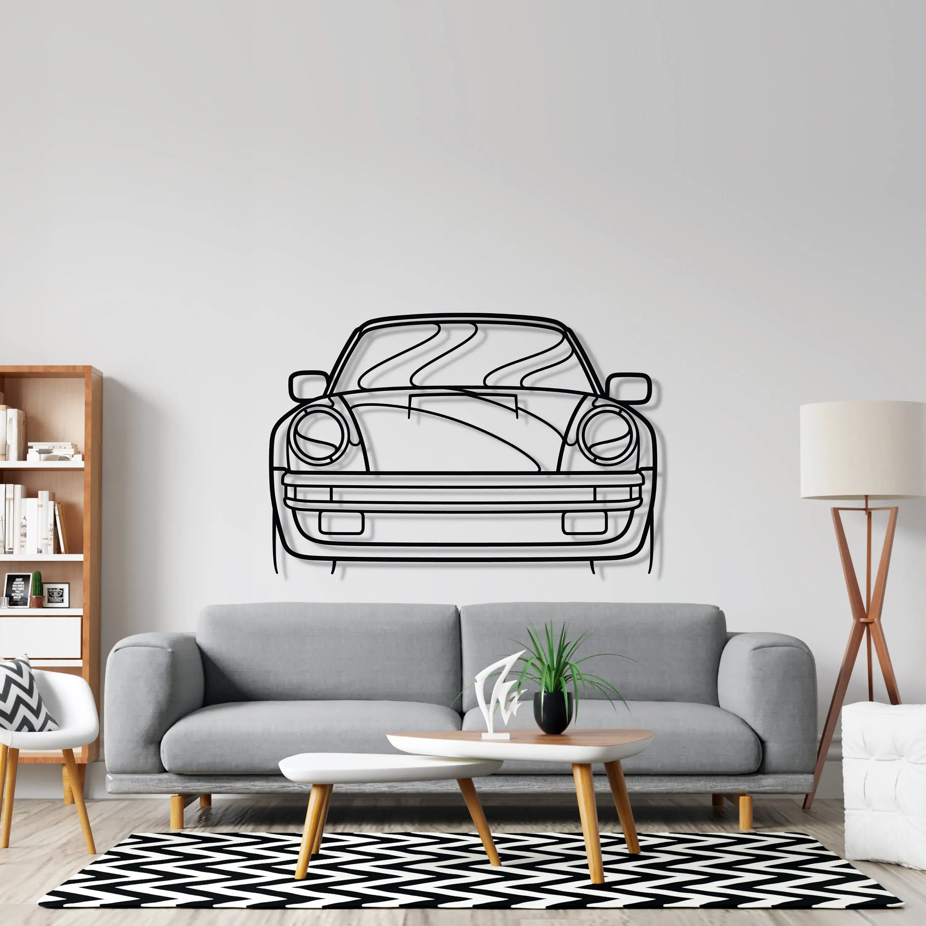 Creative Metal Wall Sculptures Car Silhouette Metal Wall Art Hanging Home Dining Room Decor Living Room Bedroom Signs Gfit