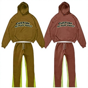 Conjunto Deportivo Personalizado en 3D para Adultos Unisex, Estilo Casual, Color Sólido, Corte Regular, Bolsillos Laterales, Cordón Ajustable, 100% - Product Image 6