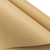 Rouleau de papier kraft brun jumbo de 50g, 60g, 70g, 80g, 120g, feuilles de carton épaisses, recyclables, compatibles avec l'impression offset/numérique, duplex