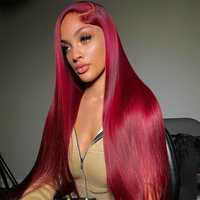 Perruque en cheveux humains vietnamiens Clj Alibaba pour achats en ligne, perruque Lace Front 13x4 ultra-lisse avec dentelle transparente